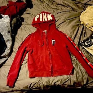 Pink Zip up hoodie